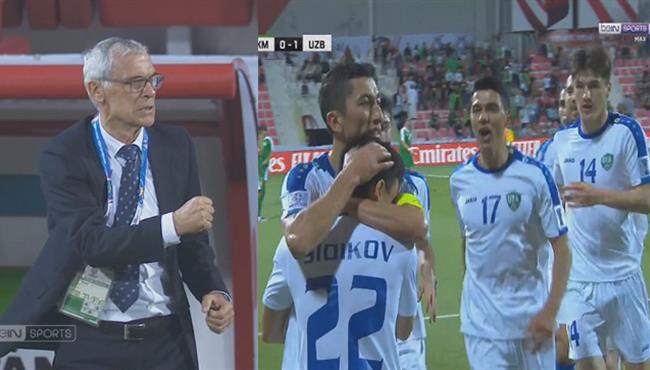 هدف اوزبكستان الاول فى مرمي تركمانستان ورد فعل كوبر