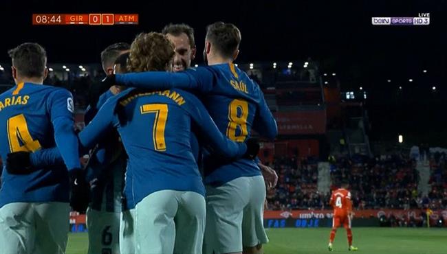 اهداف مباراة اتلتيكو مدريد وجيرونا 1 1 كأس ملك أسبانيا