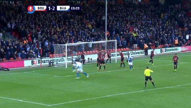 اهداف مباراة برايتون وبورنموث 3 1 كأس الاتحاد الانجليزي