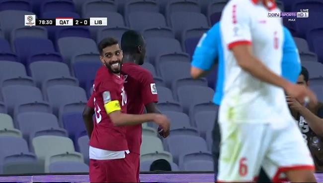 هدف قطر الثاني في مرمي لبنان تعليق رؤوف خليف