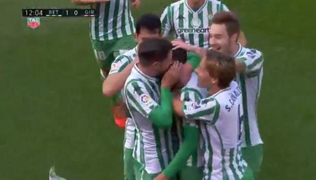 اهداف مباراة ريال بيتيس وجيرونا 3 2 الدوري الاسباني