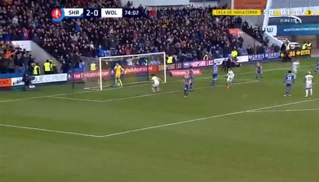 اهداف مباراة ولفرهامبتون وشروسبري 2 2 كأس الاتحاد الانجليزي