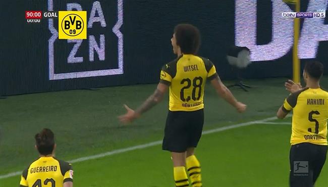 هدف رائع في مباراة بوروسيا دورتموند وهانوفر
