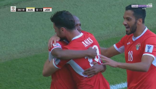 هدف أنس بني ياسين في مرمي استراليا بكأس اسيا
