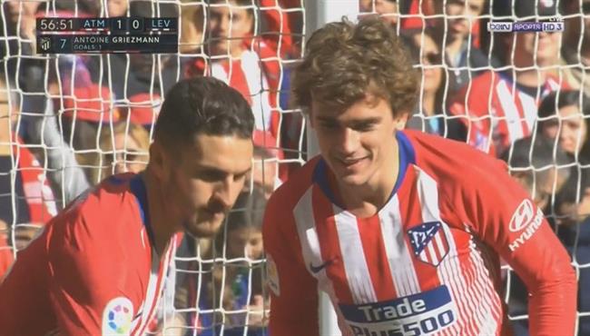 هدف فوز اتلتيكو مدريد على ليفانتي 1 0 جريزمان
