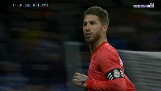 هدف ريال مدريد الثاني في مرمي اسبانيول تعليق حفيظ دراجي