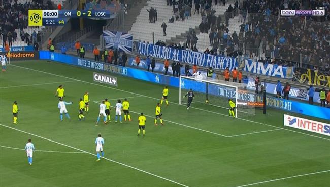 اهداف مباراة مارسيليا وليل 1 2 الدوري الفرنسي