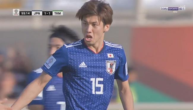 هدف تعادل اليابان مع تركمانستان 1 1 كأس اسيا