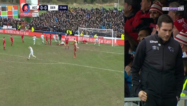 هدف فوز ديربي كاونتي علي أكرينجتون 1 0 كأس الاتحاد الانجليزي