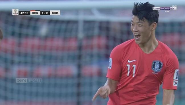 هدف كوريا الجنوبية الاول في مرمي البحرين بكأس اسيا