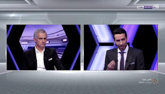 ابو تريكة يسأل مورينيو عن محمد صلاح فى استوديو بي ان سبورت