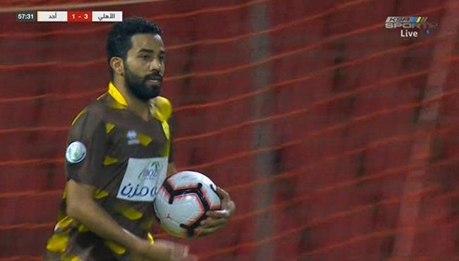 هدف احد الاول في مرمي الاهلي