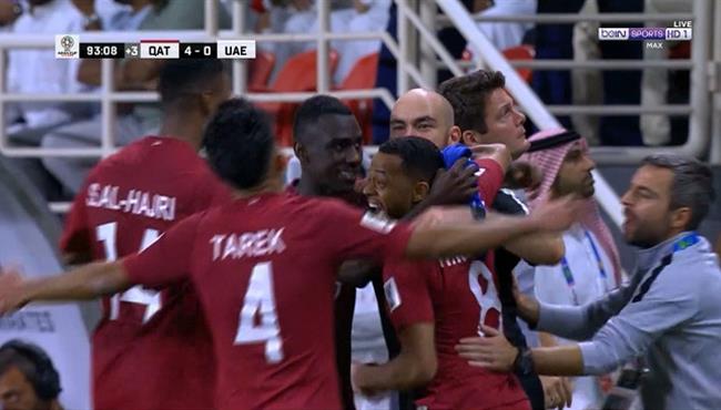 هدف قطر الرابع في مرمي الامارات تعليق رؤوف خليف