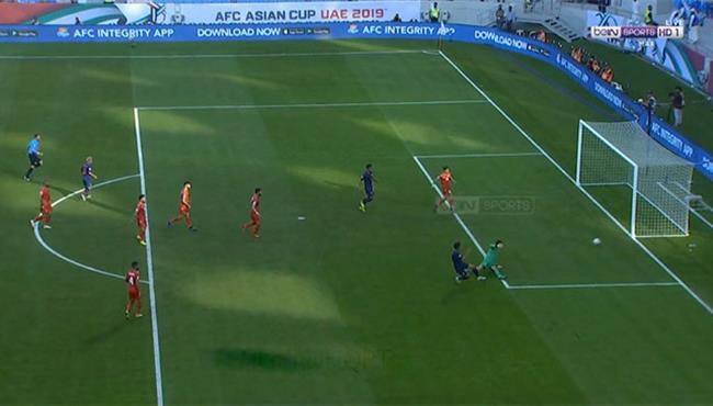 القائم يحرم تايلاند من تسجيل هدف ثاني في مرمي البحرين