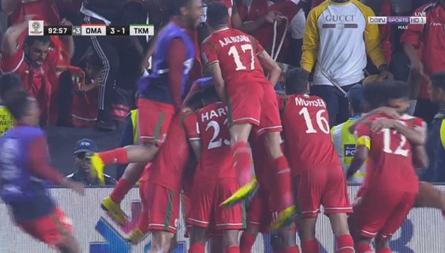هدف عمان الثالث فى مرمي تركمانستان كأس اسيا