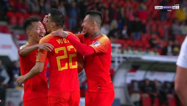 هدف الصين الثالث في مرمي الفلبين بكأس اسيا