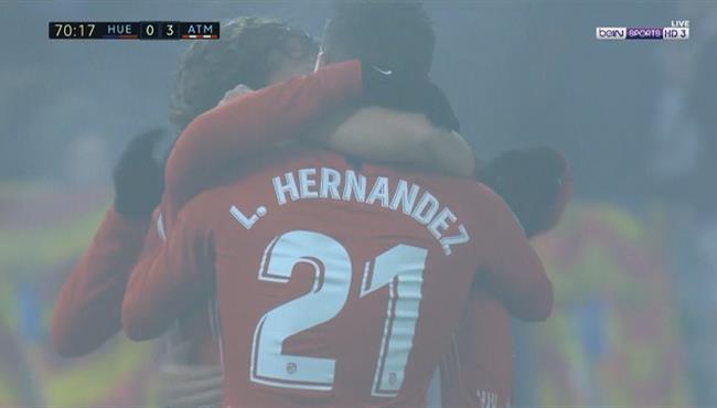 اهداف مباراة اتلتيكو مدريد وهويسكا 3 0 الدوري الاسباني