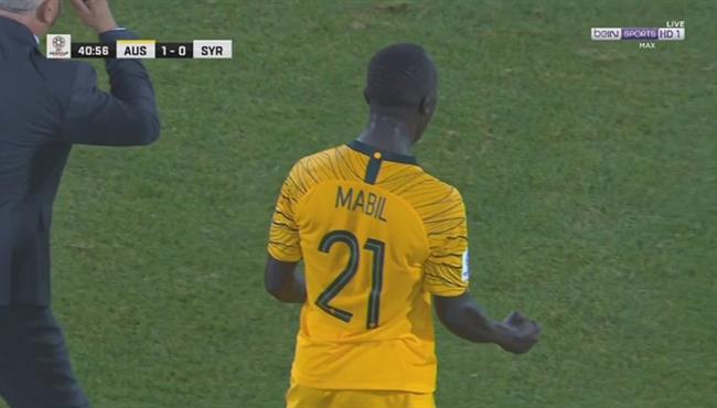 هدف استراليا الاول الرائع في مرمي سوريا تعليق رؤوف خليف