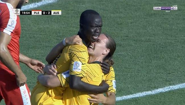 هدف استراليا الثاني في مرمي فلسطين بكاس اسيا