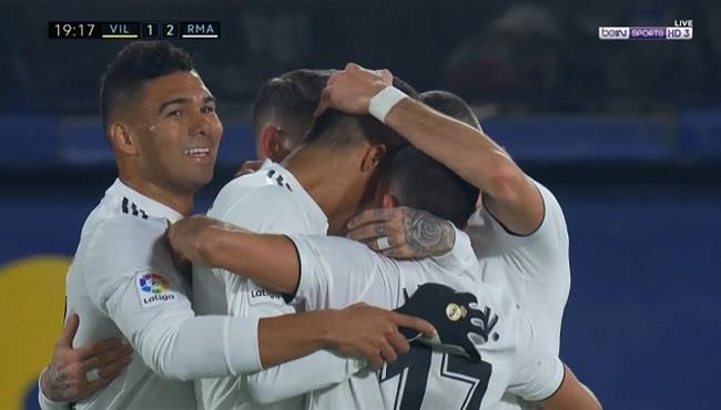 هدف ريال مدريد الثاني في مرمي فياريال