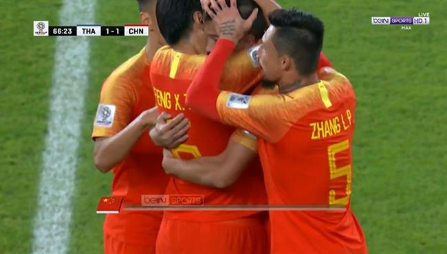 اهداف مباراة الصين وتايلاند 2 1 كاس اسيا