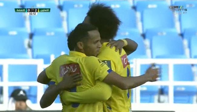 اهداف مباراة التعاون والنهضة 6 0 كأس خادم الحرميين