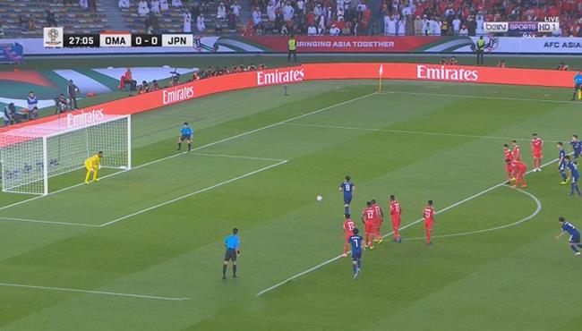هدف اليابان الاول فى مرمي عمان بكأس اسيا