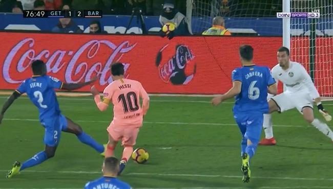 ميسي يهدر انفراد محقق امام خيتافي بـ الدوري الاسباني