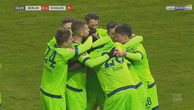 اهداف مباراة هرتا برلين وشالكه 2 2 الدوري الالماني