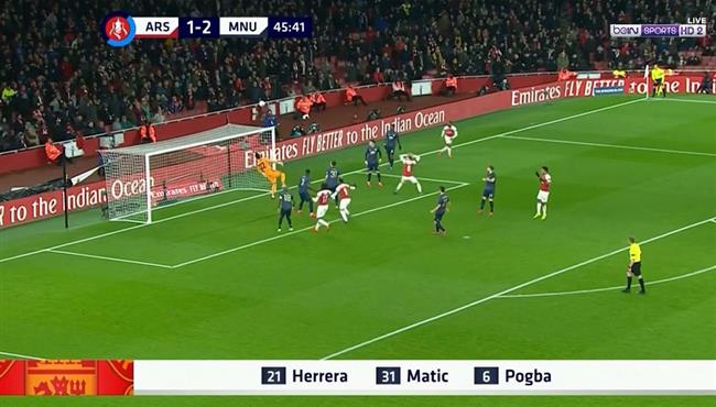 روميرو يحرم ارسنال من هدف التعادل في مرمي مانشستر يونايتد