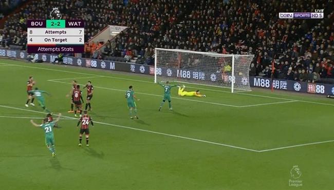 اهداف مباراة واتفورد وبورنموث 3 3 الدوري الانجليزي