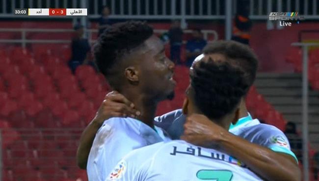 هدف الاهلي الثالث في مرمي احد