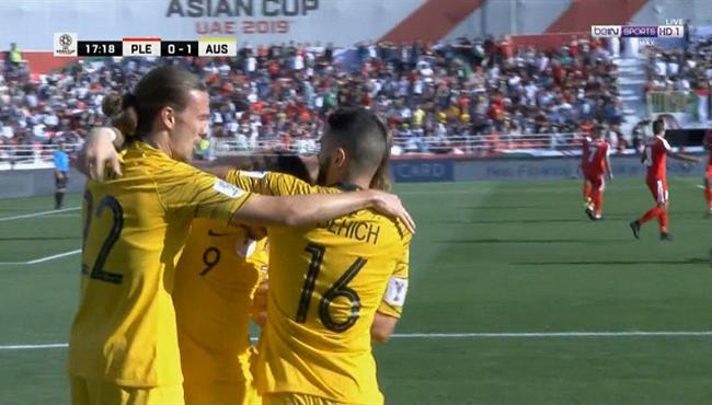 هدف استراليا الاول في مرمي فلسطين بكاس اسيا