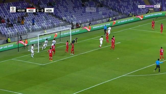 هدف فوز كوريا الجنوبية علي قيرغيزستان 1 0 كأس اسيا