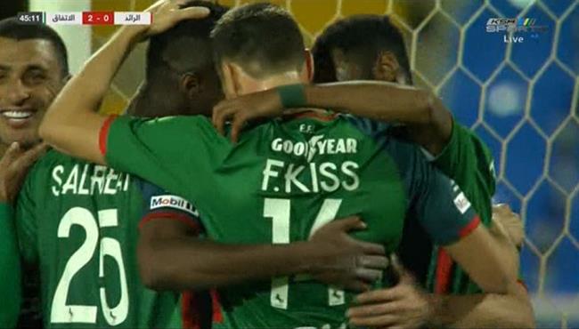 اهداف مباراة الاتفاق والرائد 2 1 الدوري السعودي