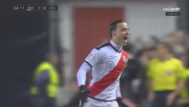 هدف رائع في مباراة رايو فاليكانو وسيلتا فيجو بالدوري الاسباني