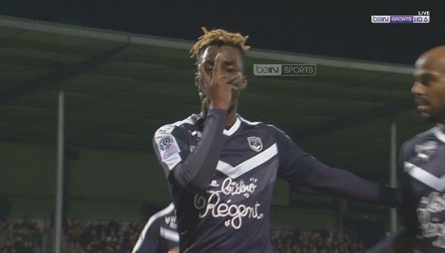 هدف رائع في مباراة بوردو وانجيه بالدوري الفرنسي