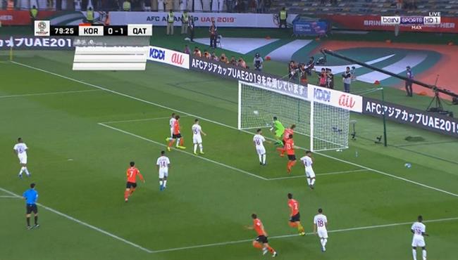 هدف كوريا الجنوبية الملغي امام قطر في كأس اسيا