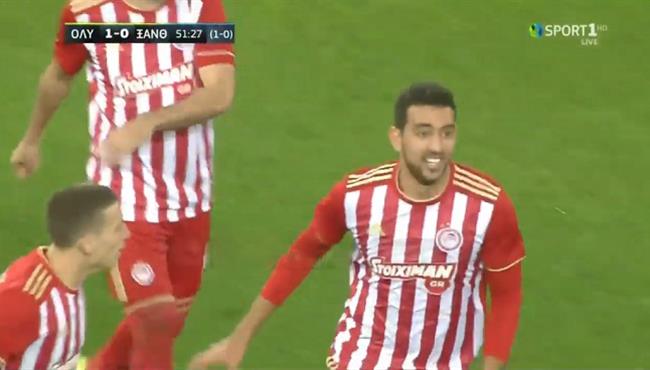 هدف احمد حسن كوكا في مرمي اكسانثي بكأس اليونان