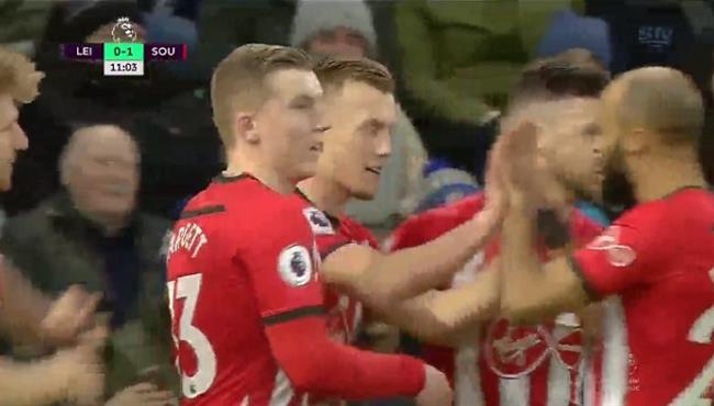 اهداف مباراة ساوثهامبتون وليستر سيتي 2 1 الدوري الانجليزي