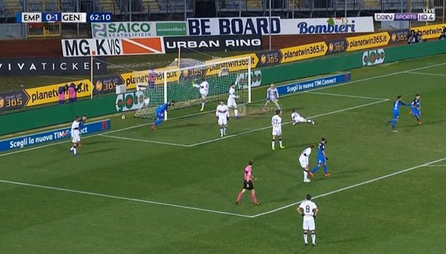 اهداف مباراة جنوي وامبولي 3 1 الدوري الايطالي