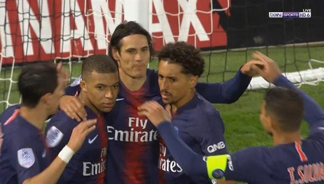 اهداف مباراة باريس سان جيرمان واميان 3 0 الدوري الفرنسي