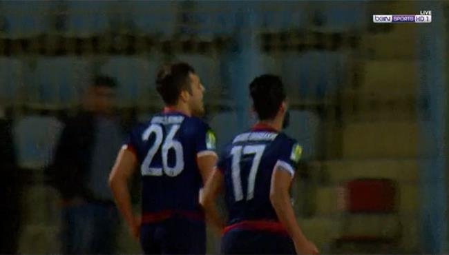 هدف الافريقي التونسي الثاني في مرمي الاسماعيلي بتعليق عصام الشوالي