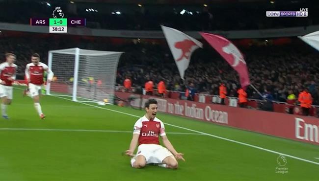 هدف ارسنال الثاني في مرمي تشيلسي بتعليق حفيظ دراجي