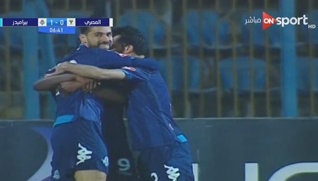 اهداف مباراة بيراميدز والمصري 3 3 الدوري المصري