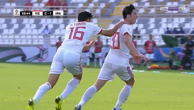 هدف ايران الثاني فى مرمي فيتنام بكأس اسيا