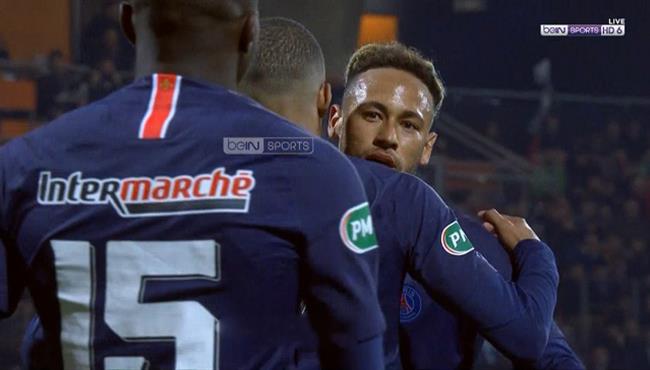 هدف نيمار في مرمي بونتيفي بـ كأس فرنسا