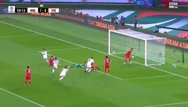 هدف العراق الثاني في مرمي فيتنام 2 2 كأس اسيا