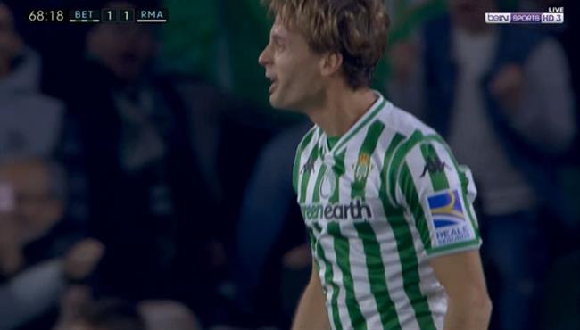 هدف تعادل ريال بيتيس مع ريال مدريد 1 1 تعليق رؤوف خليف