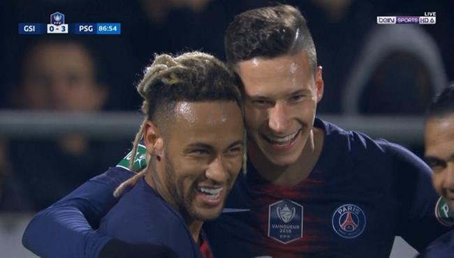 اهداف مباراة باريس سان جيرمان وبونتيفي 4 0 كأس فرنسا